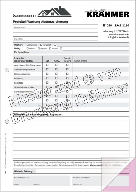 Formular für Kundenanfrage mit Angaben zu Dienstleistungen und Preisen.