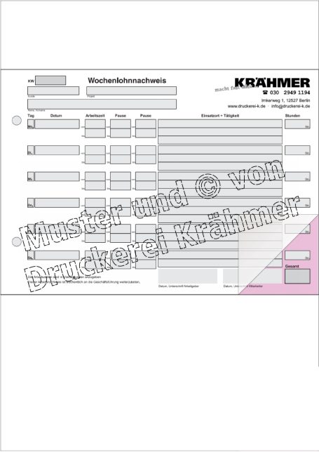 Formular für Arbeitszeiten mit mehreren Eingabefeldern und einem pinken Bereich.